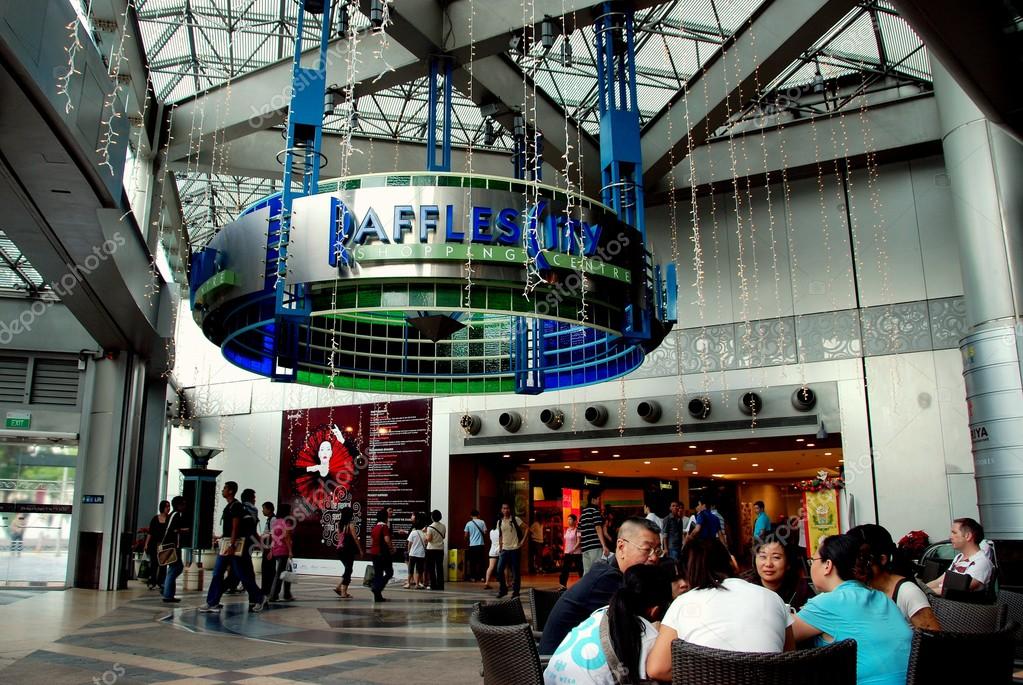 Singapore Raffles City Shopping Center Stock Editorial Photo