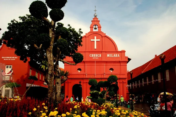 Melaka, Malaysia: !753 Christ Church — Stock Photo, Image