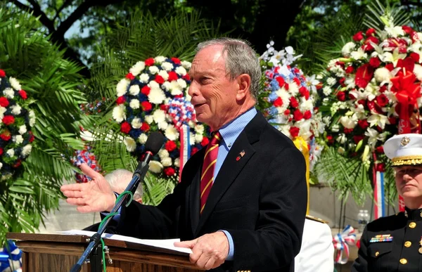 NYC: starosta michael bloomberg — Stock fotografie