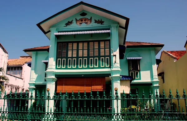 Georgetown, Malezja: Colonial House na Lorong Stewart — Zdjęcie stockowe