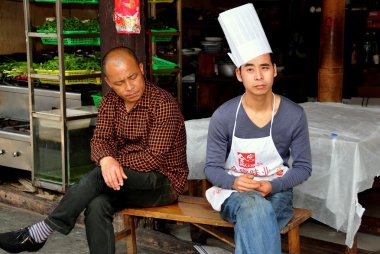 Jie Zi antik kenti, Çin: Şef ve restoranı görevli