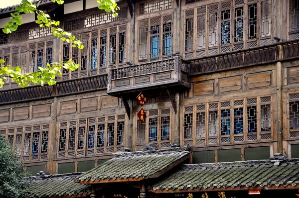 Jie Zi, China: Edifícios chineses antigos — Fotografia de Stock
