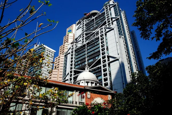 Hong Kong, China: HSBC Bank Tower — Stock Photo, Image