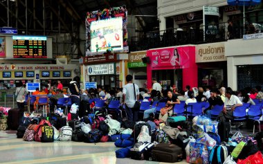 Bangkok, Tayland: hua lamphong tren istasyonu