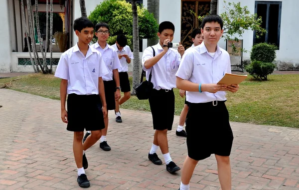 Bangkok, Thailand: Thai Schoolboys — Stock Photo, Image