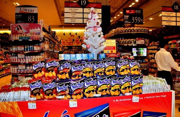 Bangkok, Tailandia: Exhibición de comida en Siam Paragon Food Hall — Foto de Stock