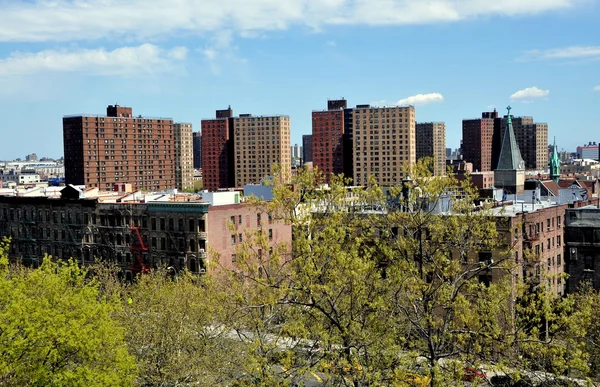 New York City: Uitzicht over Centraal Harlem — Stockfoto