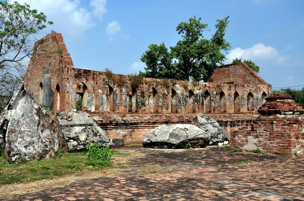 Ayutthaya, Thajsko: Zřícenina Wat Guddidao — Stock fotografie