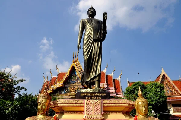 Ayutthaya, Thajsko: Socha Buddhy v thajské Wat — Stock fotografie