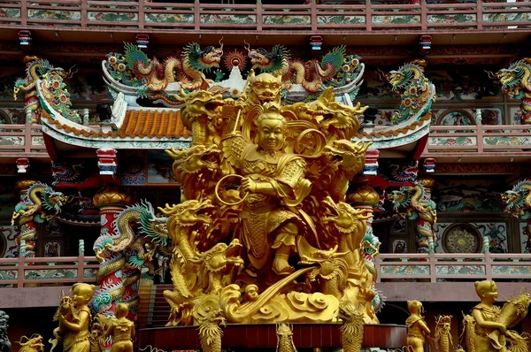 Bang Saen, Thailand: Dao De Tian Lin kinesiska tempel — Stockfoto