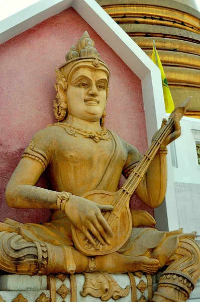 Bangkok, Thajsko: Buddha v chrámu thajské královské — Stock fotografie