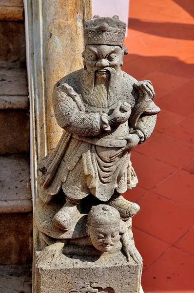 Bangkok, Thailand: Mandarin staty på Thai Temple — Stockfoto