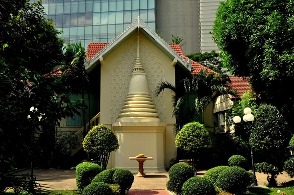 Bangkok, Thailand: Monastic gebouw op Wat Pathum Wanaram — Stockfoto