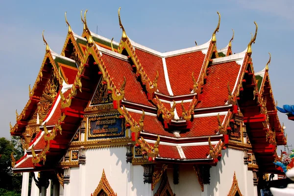 Bangkol, Ταϊλάνδη: Wat Ratchaburana περίπτερο — Φωτογραφία Αρχείου