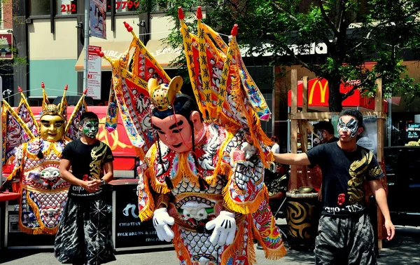 NYC: Tayvanlı Festivali Sanatçılar — Stok fotoğraf