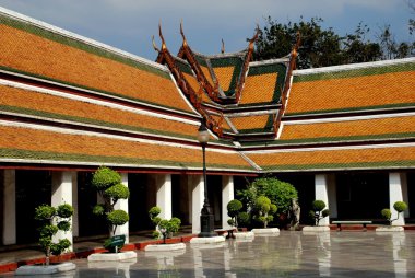 Bangkok, Tayland: Wat Suthat Cloister Galerisi