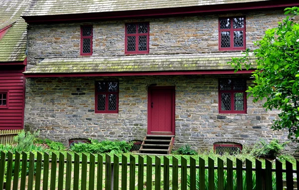 Dilworthtown, PA: 1704 John Brinton House — Stock Photo, Image