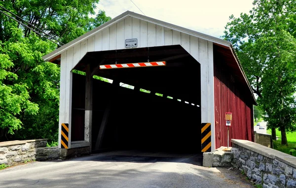 Intercourse, PA: Belmont Covered Bridge — Stock Photo, Image