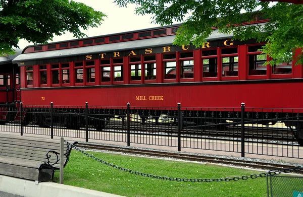 Strasburg, PA: Strasburg Railroad Passenger Coach — Stock Photo, Image