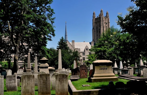 New Haven, CT : Grove Street cimetière pierres tombales — Photo