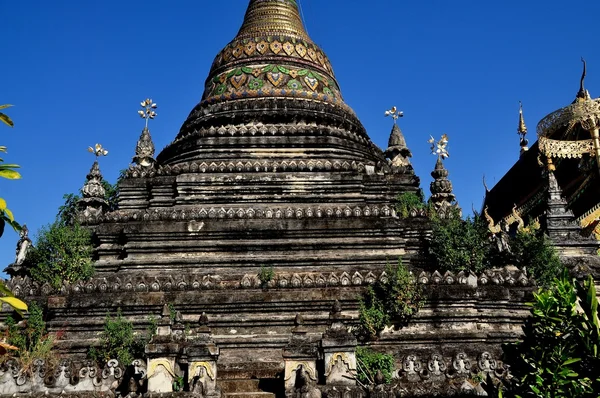 Chiang Mai, Thailand:  Wat Chetawan Chedi — Stockfoto