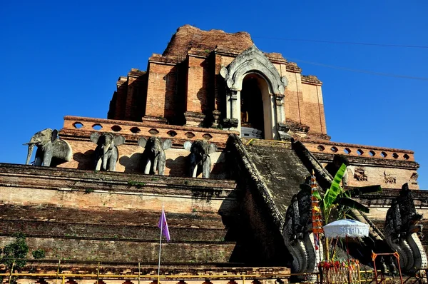 Chiang Mai, Thailand:Wat Chedi Luang — Stock Fotó