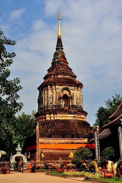Chiang Mai, Thailand: Wat Lok Molee Chedi — Stockfoto