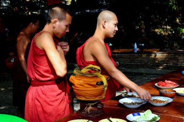 Chiang Mai, Thailand: Buddhist Monks at Wat Palad
