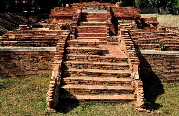 Chiang Mai, Thailand: Wat Pupia Temple Ruins — Stock Photo, Image