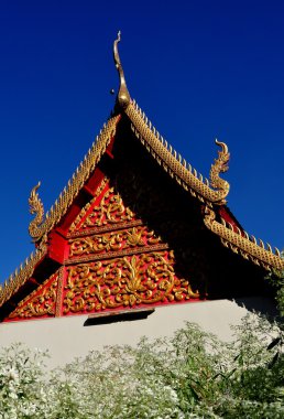 Lamphun, Thailand: Vihan Hall at Thai Temple