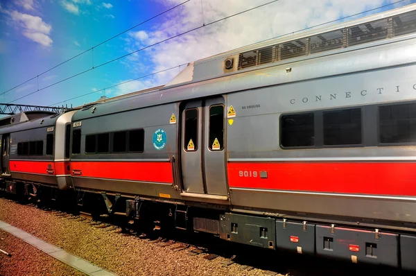 New Haven, Ct: Tren Metro-North —  Fotos de Stock