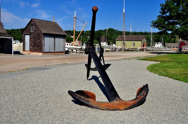 Mystic,CT: Anchor at Mystic Seaport — Zdjęcie stockowe