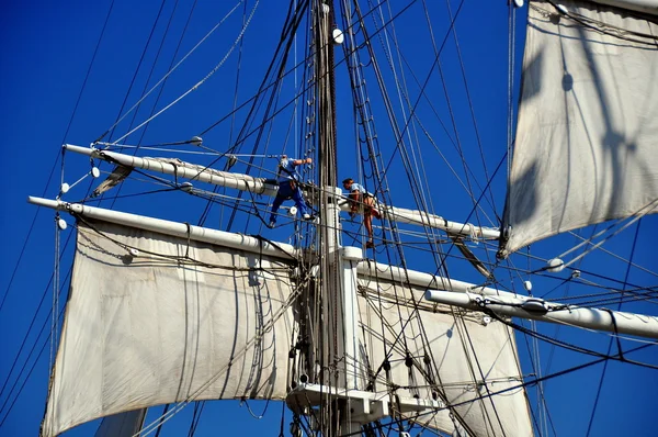Mystic, CT:  Charles W. Morgan Whaling Ship — Stock Photo, Image