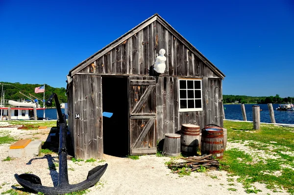 Mystic, CT: Clam Shack at Mystic Seaport — Stock Photo, Image