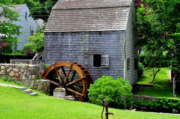 Sandwich, Ma: 1637 Dexter's Grist Mill — Stockfoto