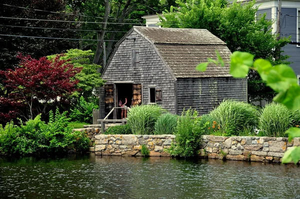 Sandwich, MA: 1637 Dexter's Grist Mill — Stock Photo, Image