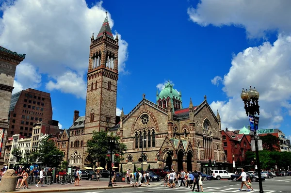 Boston, MA: Old South Church en Copley Square — Foto de Stock