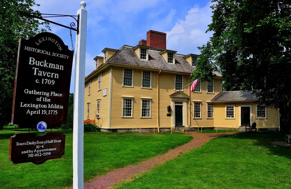 Lexington,MA: 1709 Buckman Tavern — Stock Photo, Image