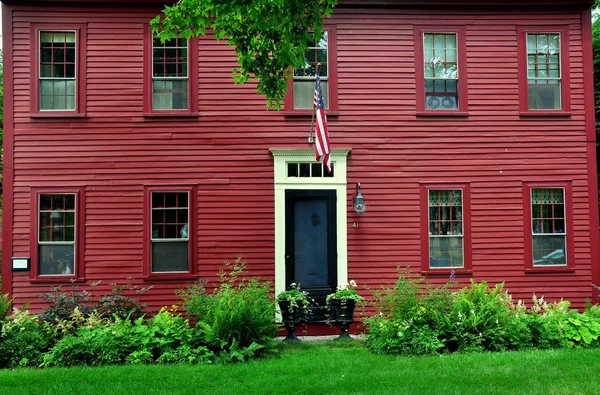 Hancock, Nh: Colonial hem — Stockfoto