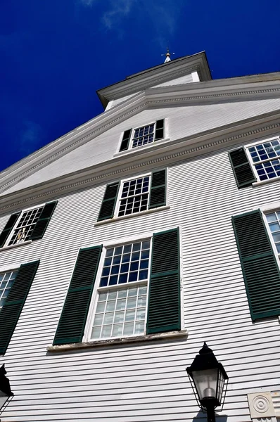 Fedge, NH: 1796 Second Fedge Meet House — стоковое фото