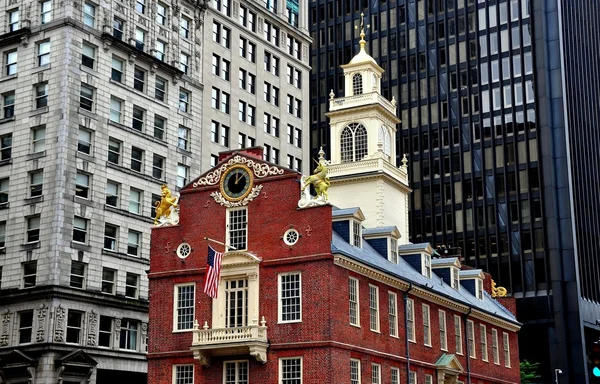 Boston, Ma: 1713 Old State House — Foto de Stock