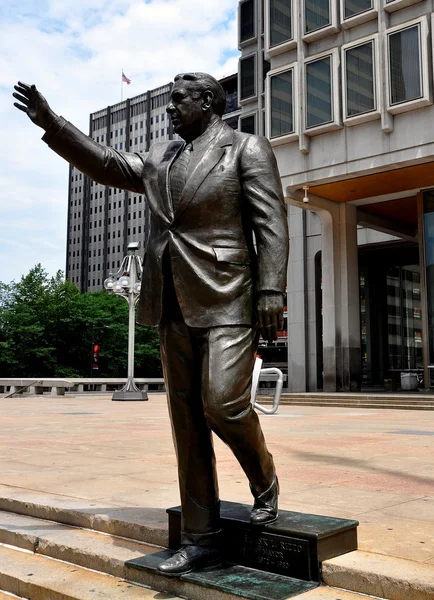 Philadelphia, PA: Mayor Frank Rizzo Sculpture — Zdjęcie stockowe