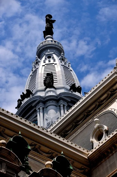 Philadelphia, PA: City Hall — 图库照片