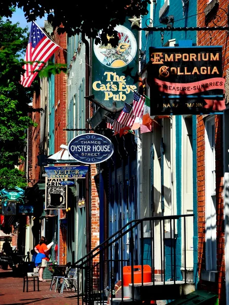 Baltimore, MD: Fells Point Buildings — Stock Photo, Image