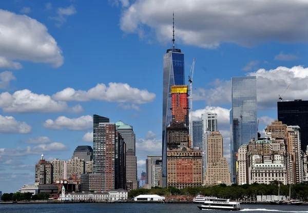 NYC: Lower Manhattan Skyline — Stock Photo, Image