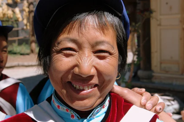 Shu He, China: Smiling — Stockfoto