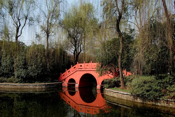 Pixian, China: Bridge in — Stok Foto