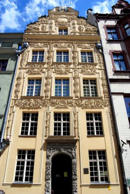 torun, Polonya: ev altın yıldız altında