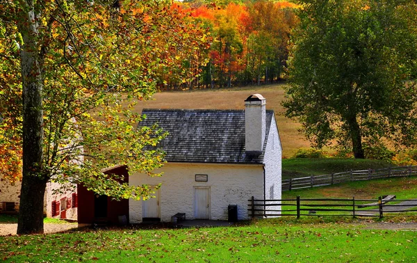 Hopewell Furnace, Pennsylvania: Buckley & Brooke Office & Store — Stock Photo, Image