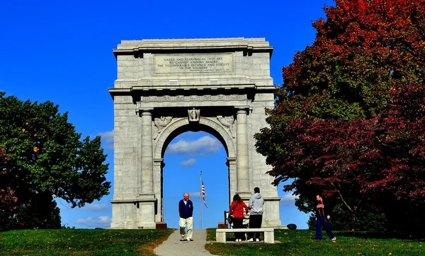 Valley Forge, Pennsylvania: National Memorial Arch — Zdjęcie stockowe